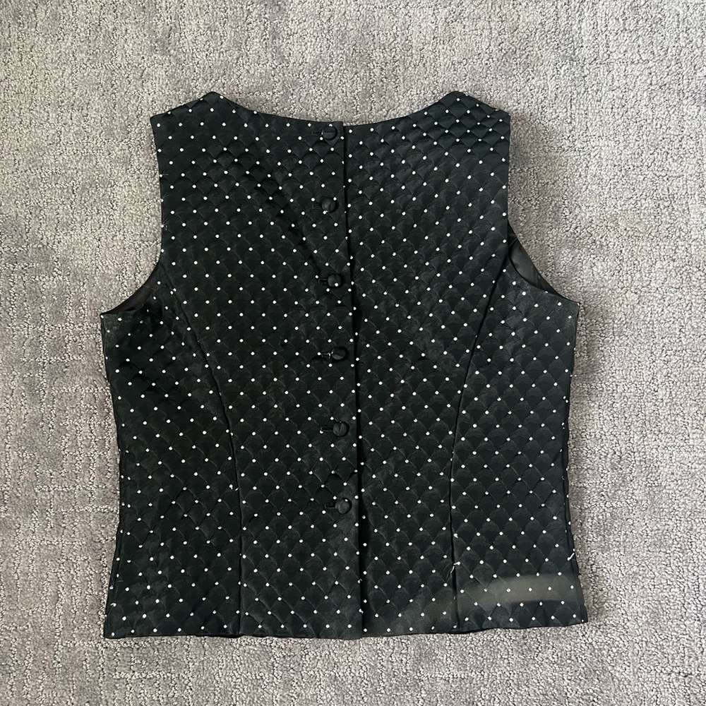 Scott Mcclintock Millenium 2000 Button Back Top - image 1